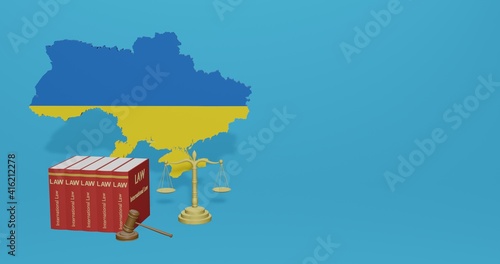 ukraina law for TV infographics, social media content and free space can be used to display dat law for TV infographics, social media content and free space can be used to display data in 3d rendering