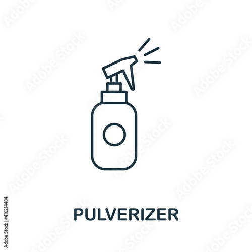 Pulverizer icon. Simple element from personal hygiene collection. Creative Pulverizer icon for web design, templates, infographics and more