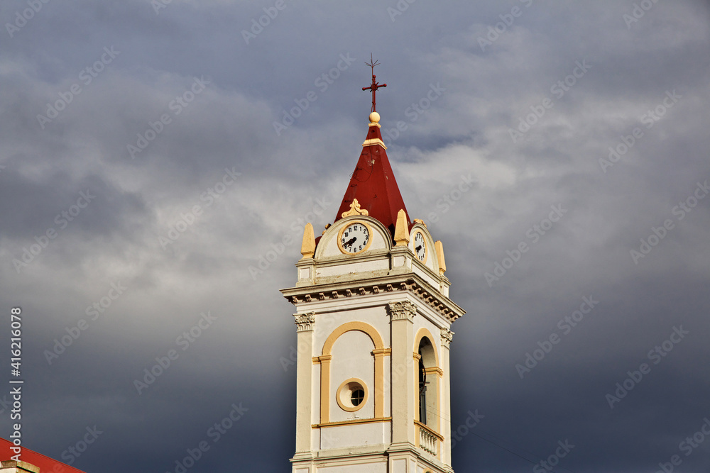 The church in Punta Arenas, Patagonia, Chile