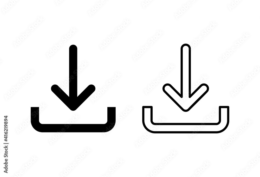 Download icon set. Download vector icon Download icon set. Download vector icon