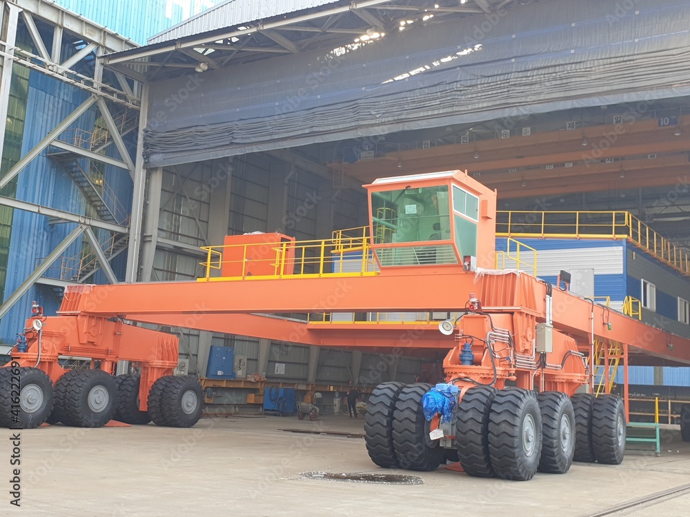 Industrial Large Crane Fabrication Photographs Industrial Large Crane Fabrication Photographs