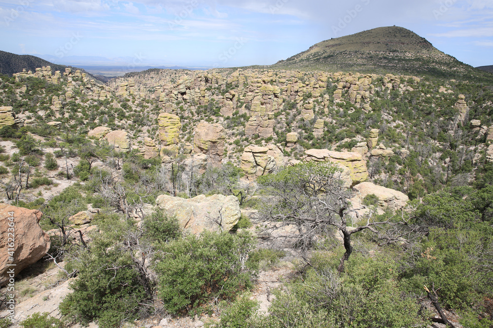 View from Massai Point in Chiricahua National Monument in Arizona, USA