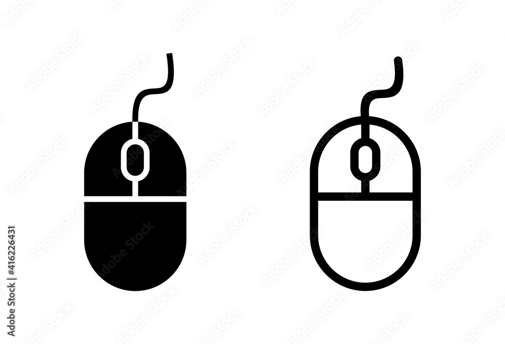 Mouse icon set. click icon vector. pointer icon vector. Mouse icon set. click icon vector. pointer icon vector.
