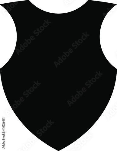 Shield Emblem and Badge Design icon pictogram symbol visual illustration