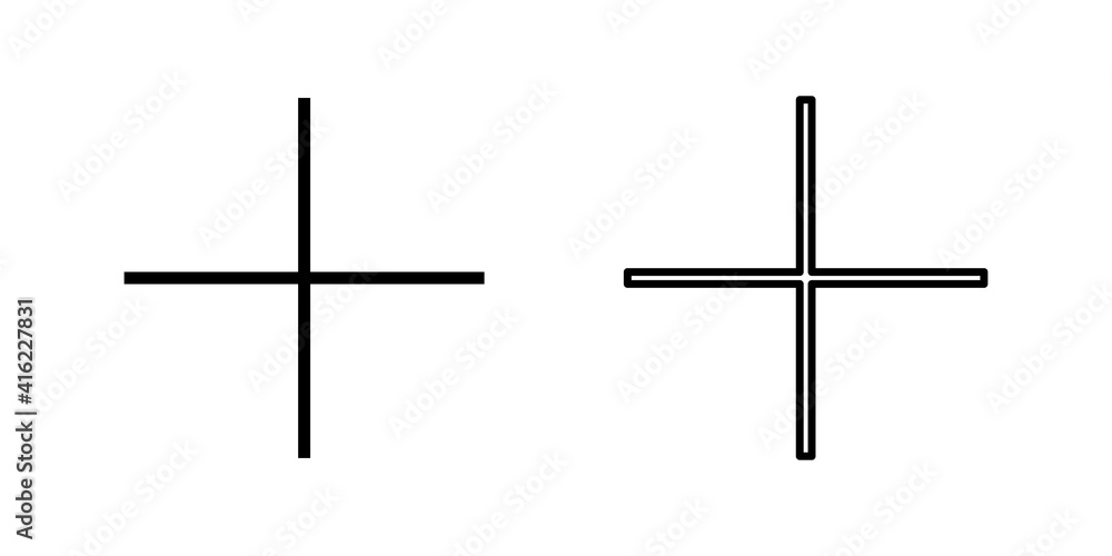 Plus Icon set. Add plus icon Plus Icon set. Add plus icon