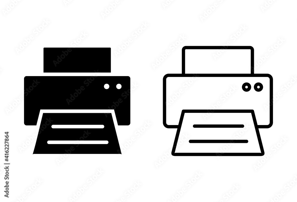 Print icon set. printer icon vector. Print icon set. printer icon vector.