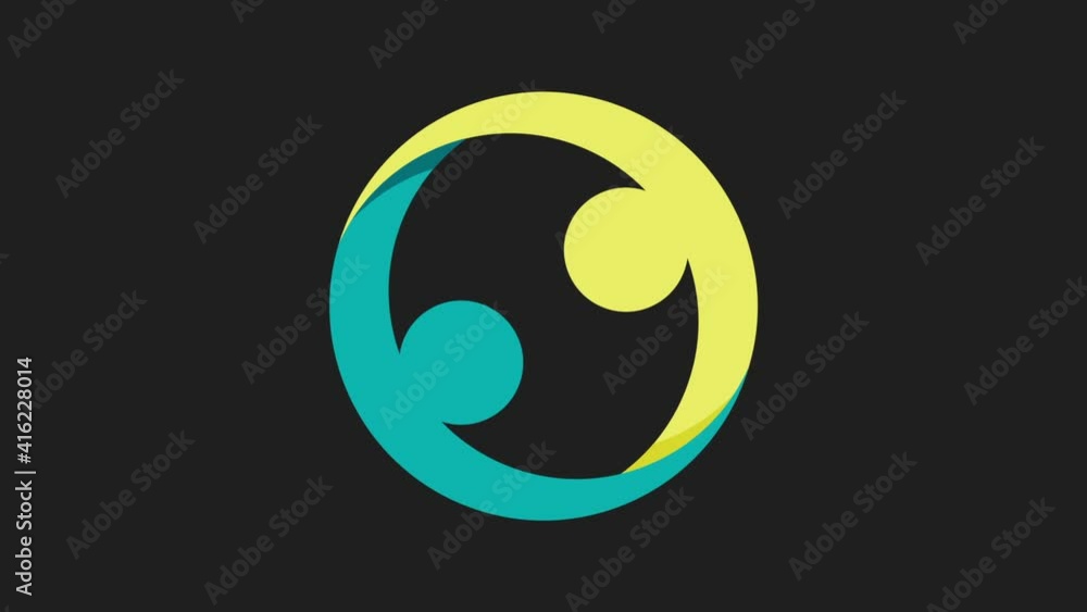 abstract graphic business animation logo abstract graphic business animation logo