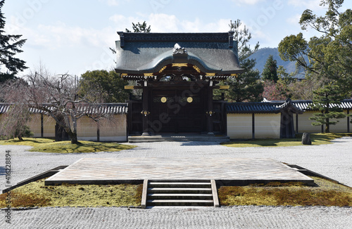 Obraz na płótnie 大覚寺 勅使門 京都市