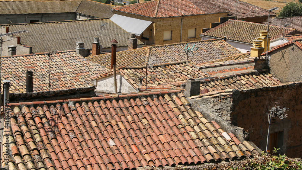 Naklejka premium Petite village Espagnol dans le Nord