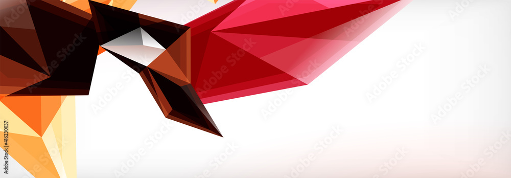 Vector 3d triangles and pyramids abstract background for business or technology presentations, internet posters or web brochure covers Vector 3d triangles and pyramids abstract background for business or technology presentations, internet posters or web brochure covers