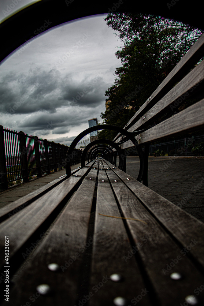 Obraz premium bench in the park