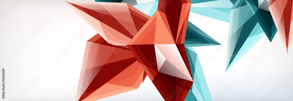 Vector 3d triangles and pyramids abstract background for business or technology presentations, internet posters or web brochure covers Vector 3d triangles and pyramids abstract background for business or technology presentations, internet posters or web brochure covers