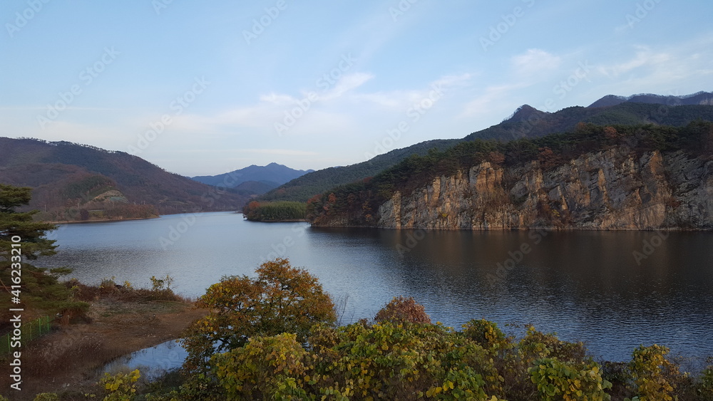 Korea beautiful mountains rivers and cliffs Korea beautiful mountains rivers and cliffs