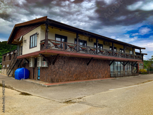 old houses in the town