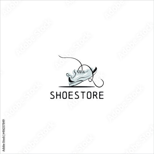 Premium Vector  Modern shoes Store and  Sneaker store logo template collection