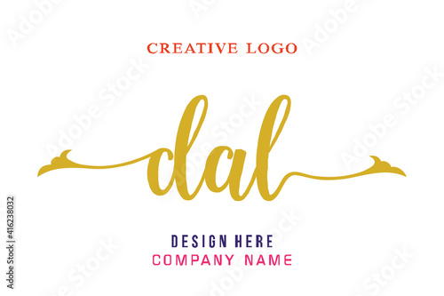 DAL lettering logo is simple, easy to understand and authoritative