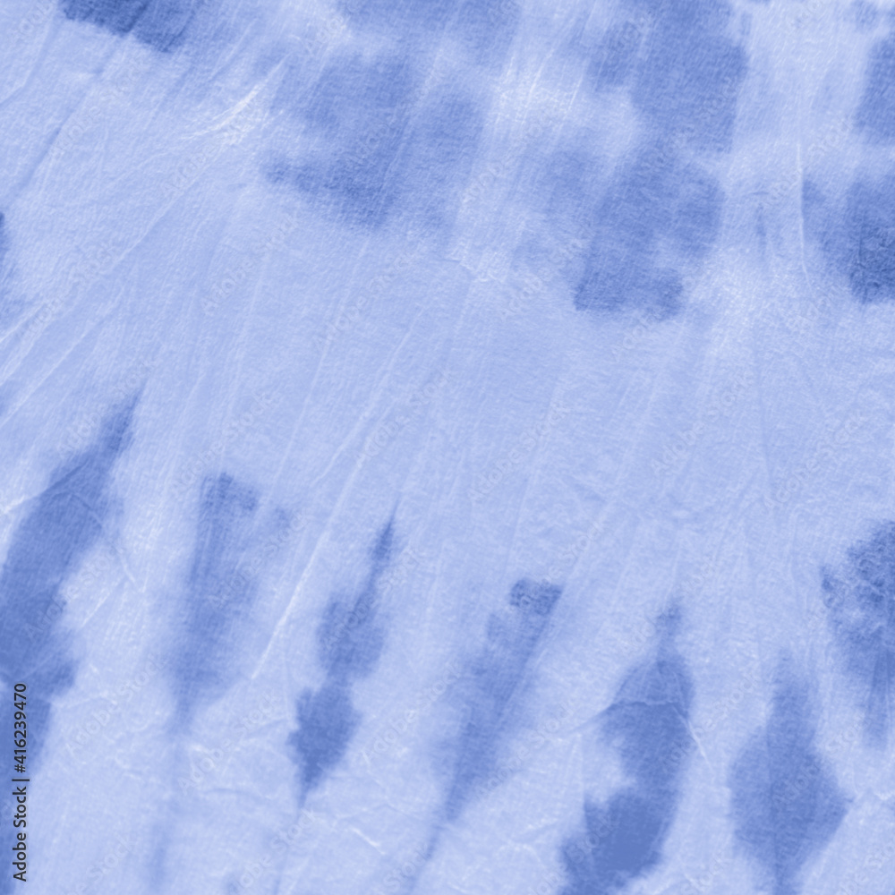 Obraz premium Indigo Shibori Texture. Maritime Grunge Ethnic
