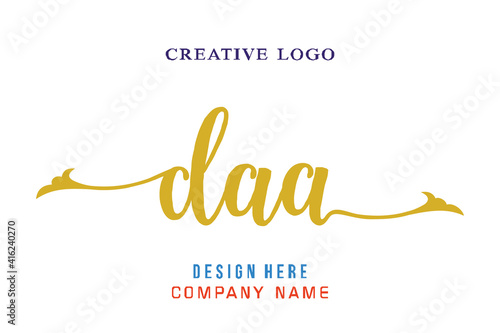 DAA lettering logo is simple, easy to understand and authoritative