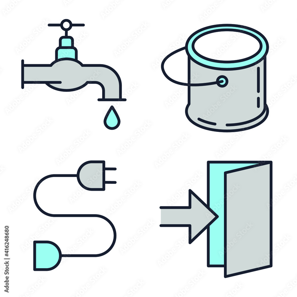 Set of construction icon. construction pack symbol template for graphic and web design collection logo vector illustration Set of construction icon. construction pack symbol template for graphic and web design collection logo vector illustration