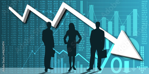 Entreprise Concept n°17 Récession Économique