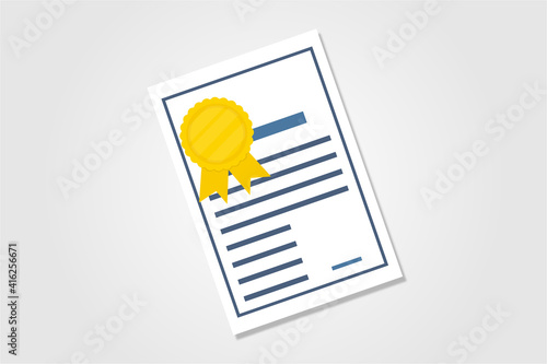 Vector medal icon. Certified Emblem Badge Emblem Symbol