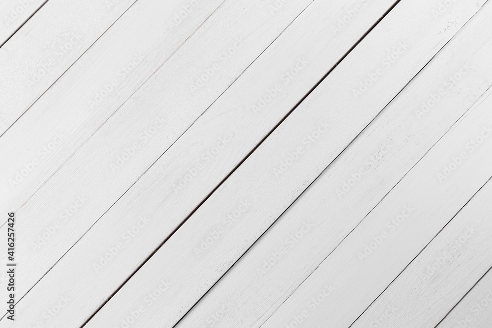 Obraz premium white wood plank background wallpaper
