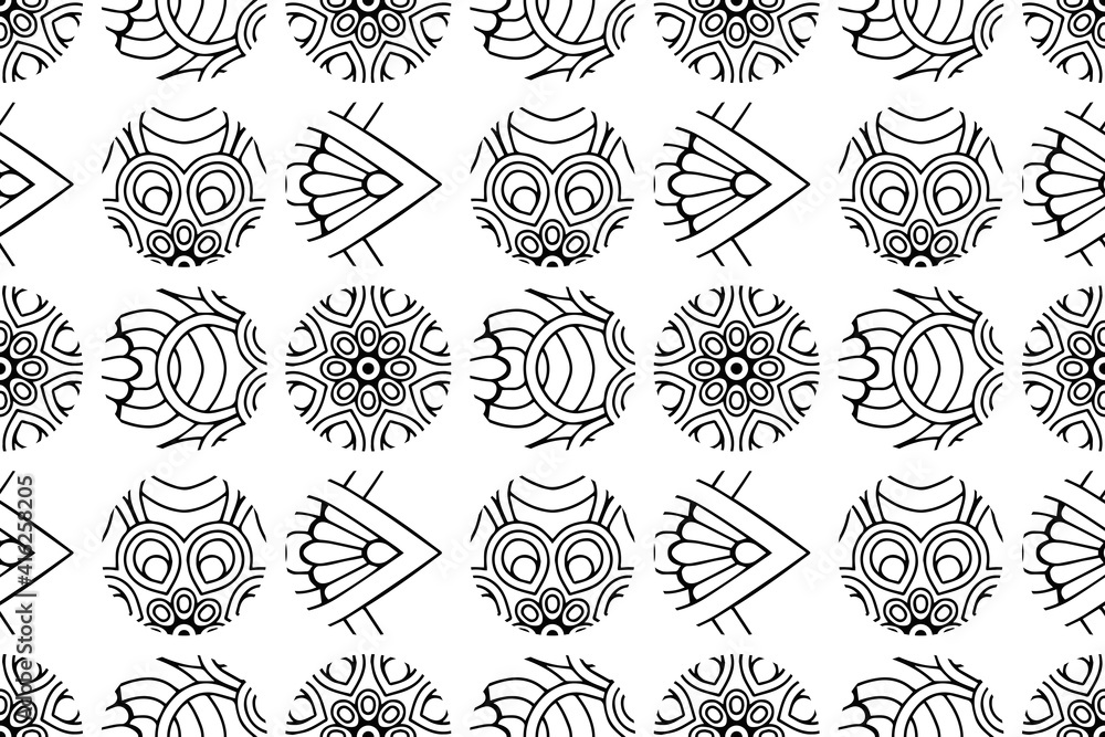 Tribal ethnic pattern semless design Tribal ethnic pattern semless design