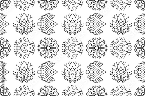 Tribal ethnic pattern semless design