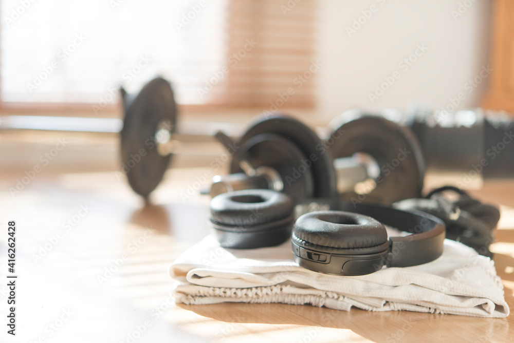 weights fitness for home with sunset weights fitness for home with sunset