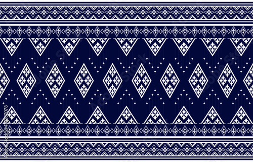 Traditional geometric ethnic pattern for clothing background and wallpaper vector illustration.