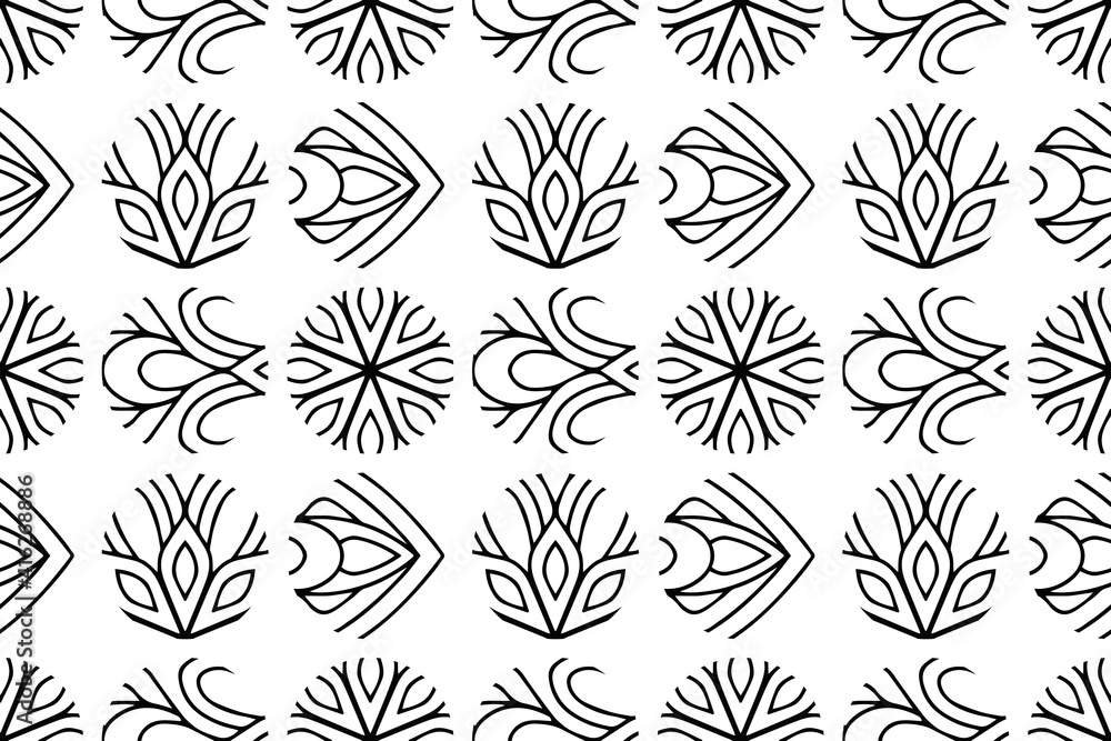 Fototapeta premium Tribal ethnic pattern semless design