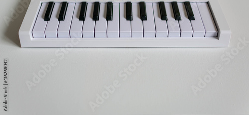 close up of piano keyboard © Bartosz