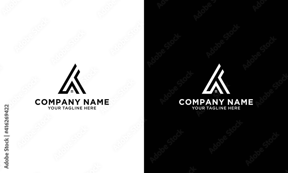 Elegant minimal abstract letter AT logo. This logo icon incorporate with letter I and T in the creative way. Elegant minimal abstract letter AT logo. This logo icon incorporate with letter I and T in the creative way.