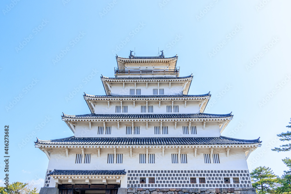 冬の島原城 長崎県島原市 Shimabara castle in winter Nagasaki-ken Shimabara city 冬の島原城 長崎県島原市 Shimabara castle in winter Nagasaki-ken Shimabara city