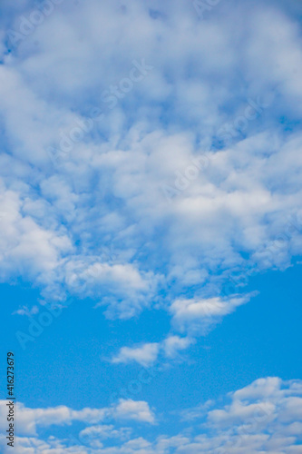 beautiful blue sky with white clouds   © 35mm