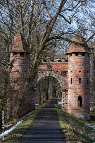 Sieglitzer Tor , historischer Zugang zum Sieglitzer Waldpark