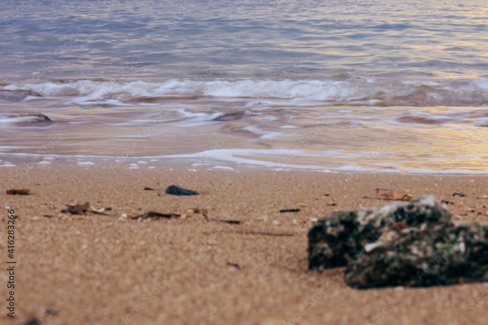 Blurred abstract natural background of sea water with waves and foam. Motion blur. Nature. Blurred abstract natural background of sea water with waves and foam. Motion blur. Nature.