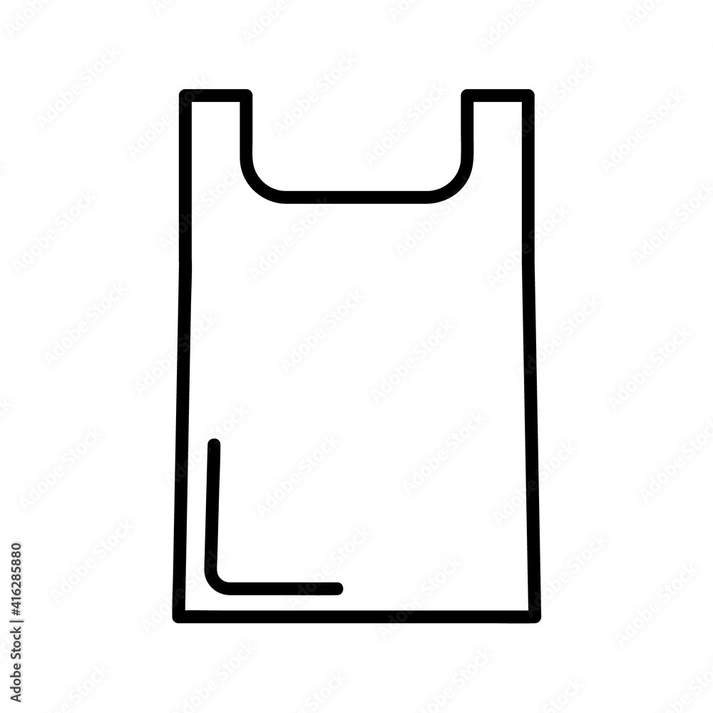 Shopping bag flat icon. Pictogram for web. Line stroke. Basket isolated on white background. Bag vector eps10 Shopping bag flat icon. Pictogram for web. Line stroke. Basket isolated on white background. Bag vector eps10