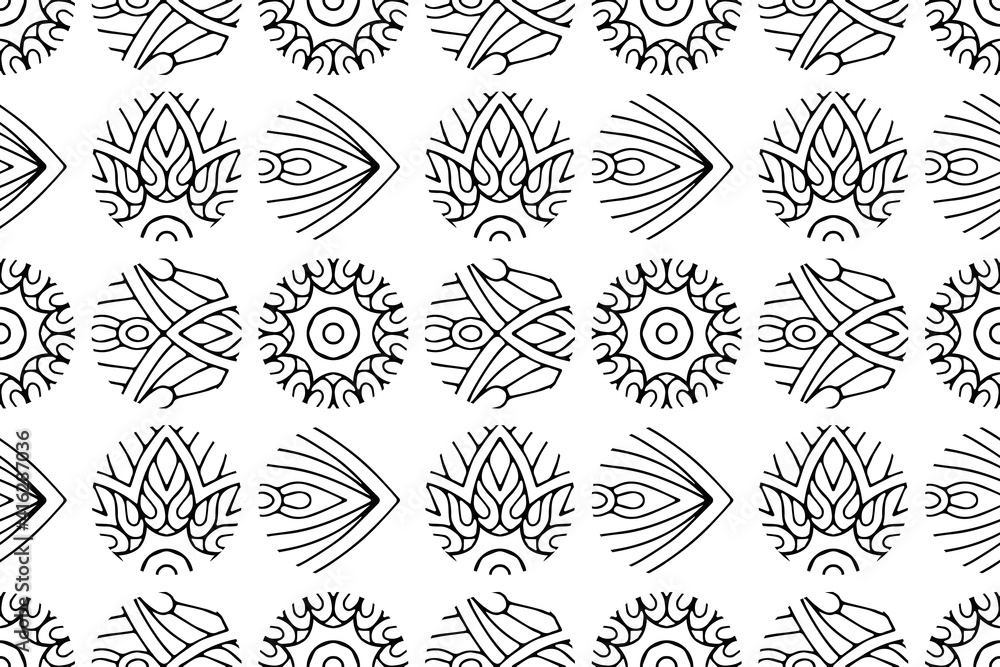 Tribal ethnic pattern semless design