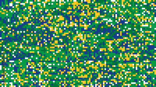 Geometric background in Brazil flag concept