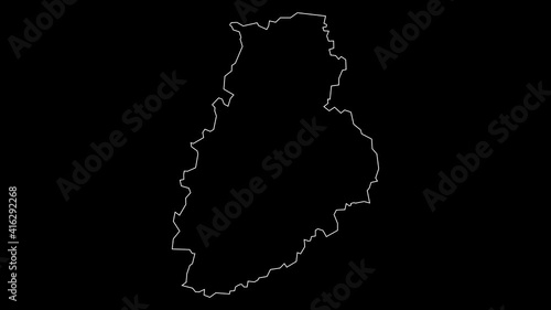 Jarva Estonia region map outline animation photo