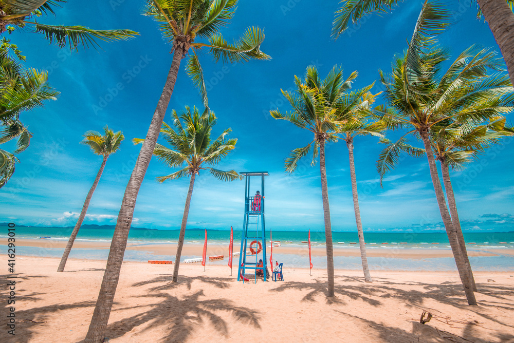 Obraz premium Jomtien Beach, Pattaya, Thailand