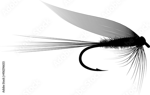 dry fly silhouette