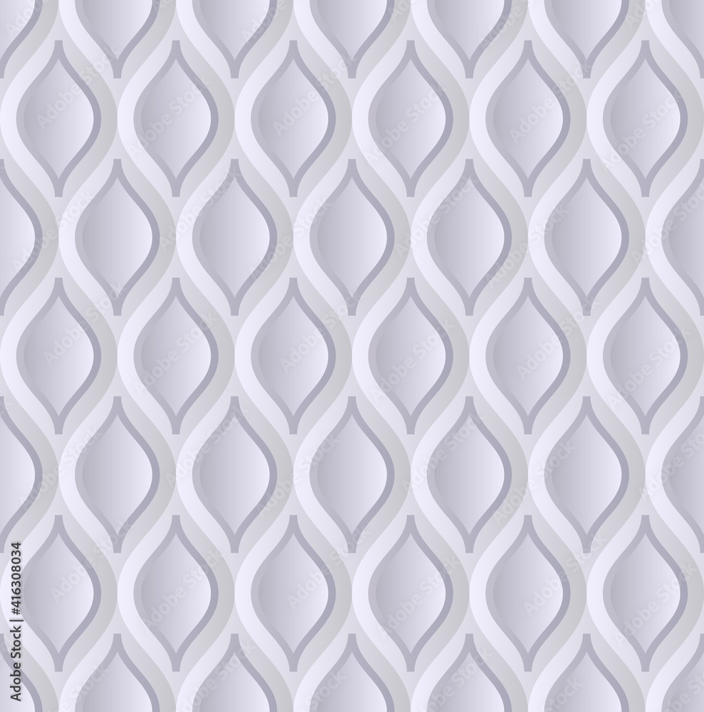 Fototapeta premium 3d background with geometric shape, seamless pattern