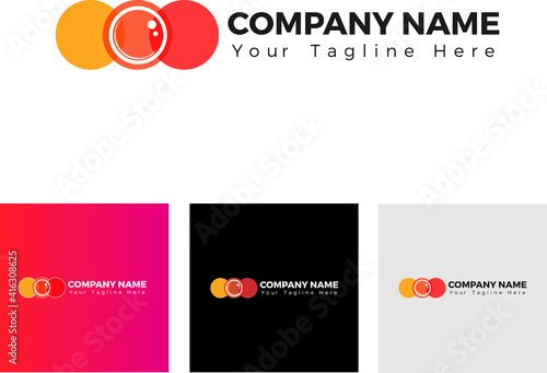 Modern and simple lense Logo for any purpose