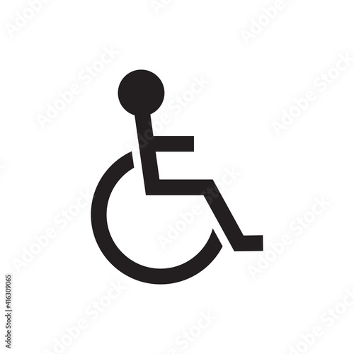 Disabled person icon