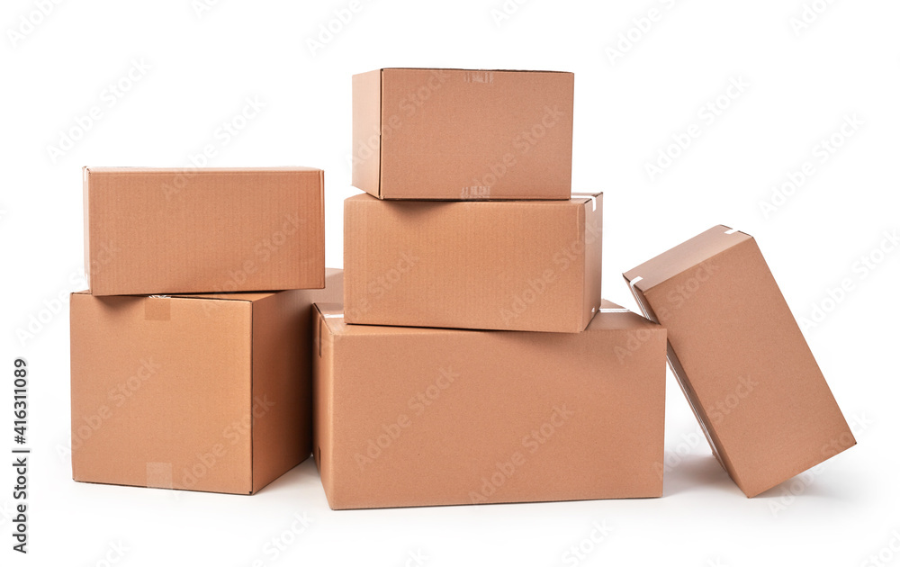 Obraz premium Cardboard boxes