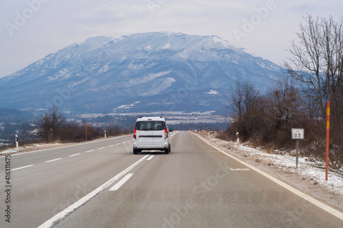 Beautiful mountain road to mount Rtanj in Eastern Serbia © Veronika Kovalenko