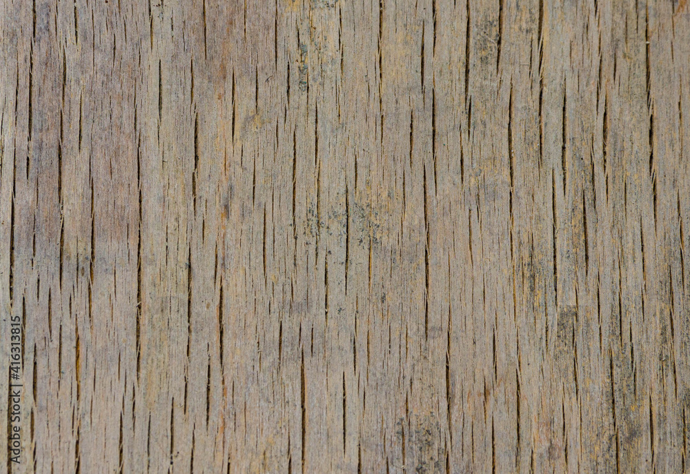 the texture of plywood with cracks, natural color