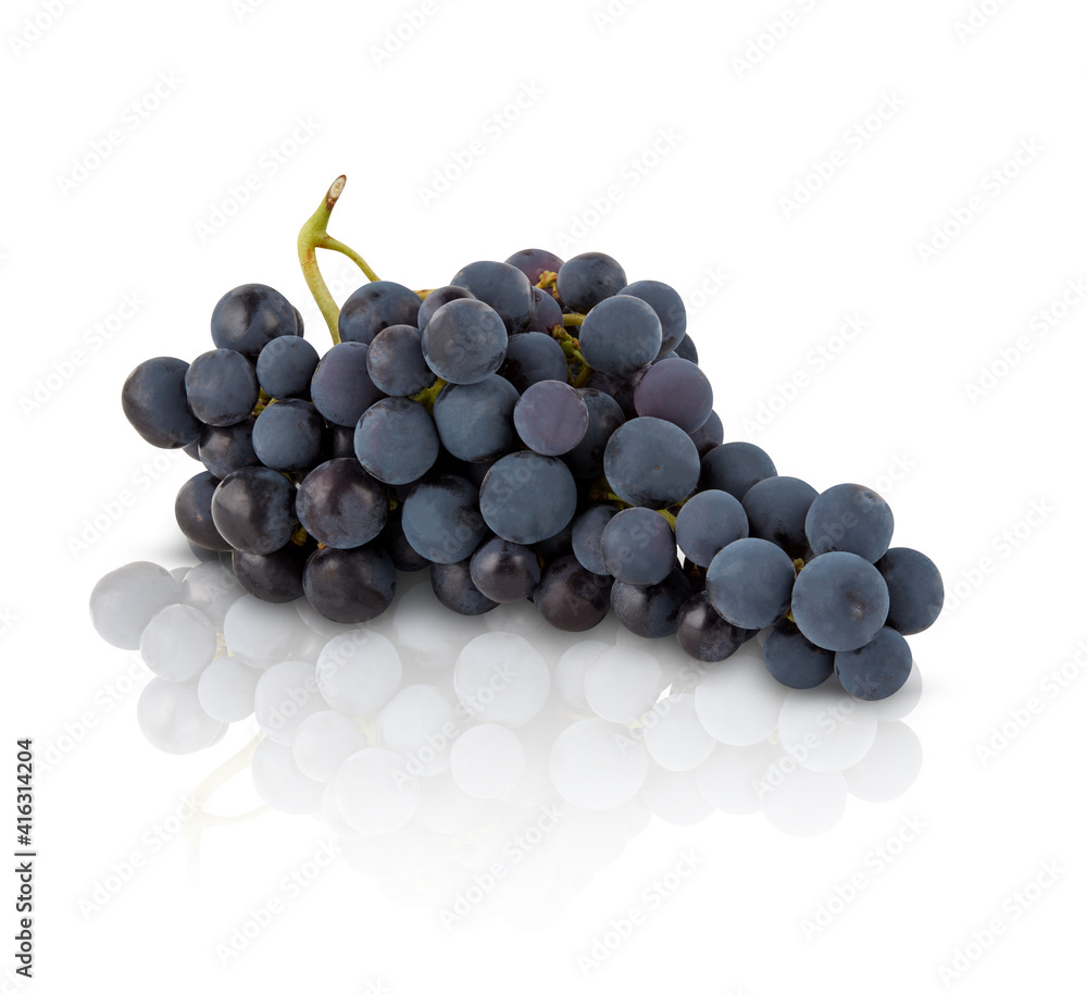 bunch of grapes purple isolated on white background with clipping path bunch of grapes purple isolated on white background with clipping path